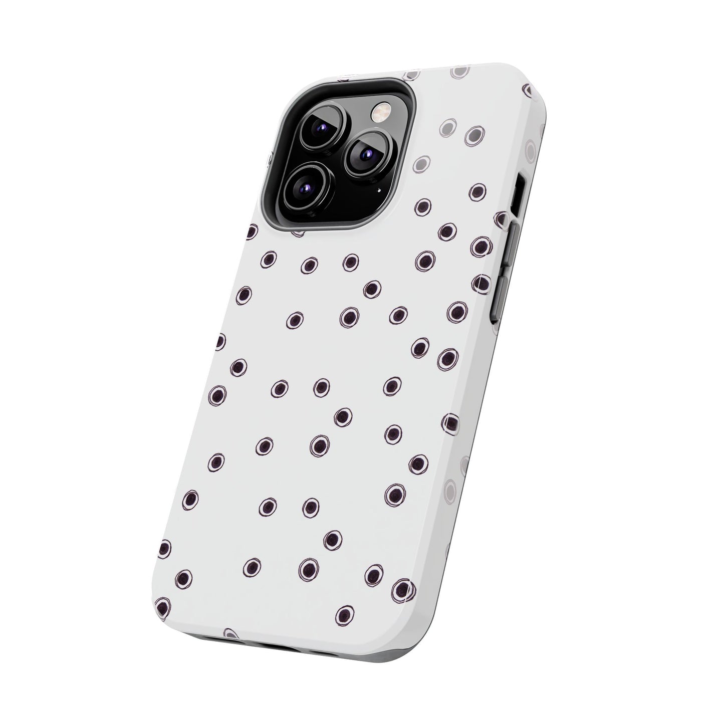 Halo Dots White Phone Case