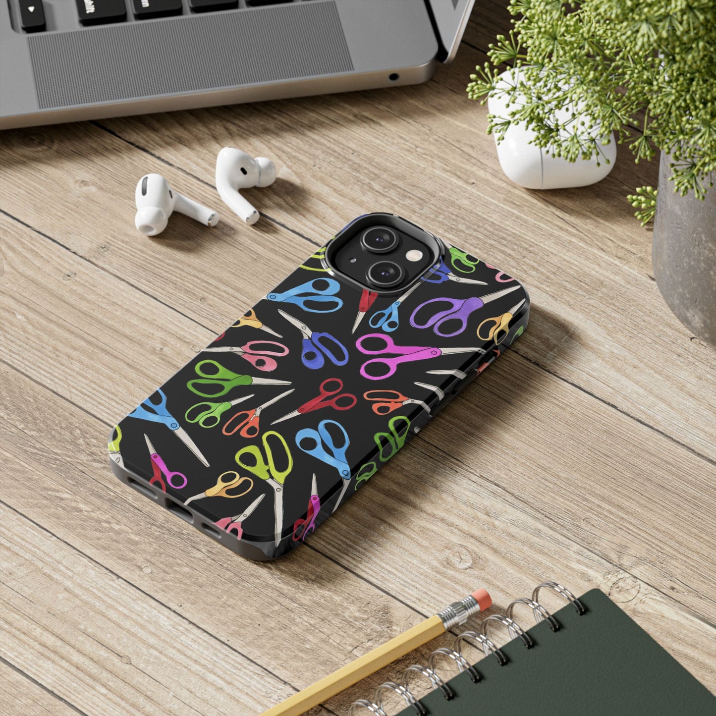 Shear Fun Black Phone Case