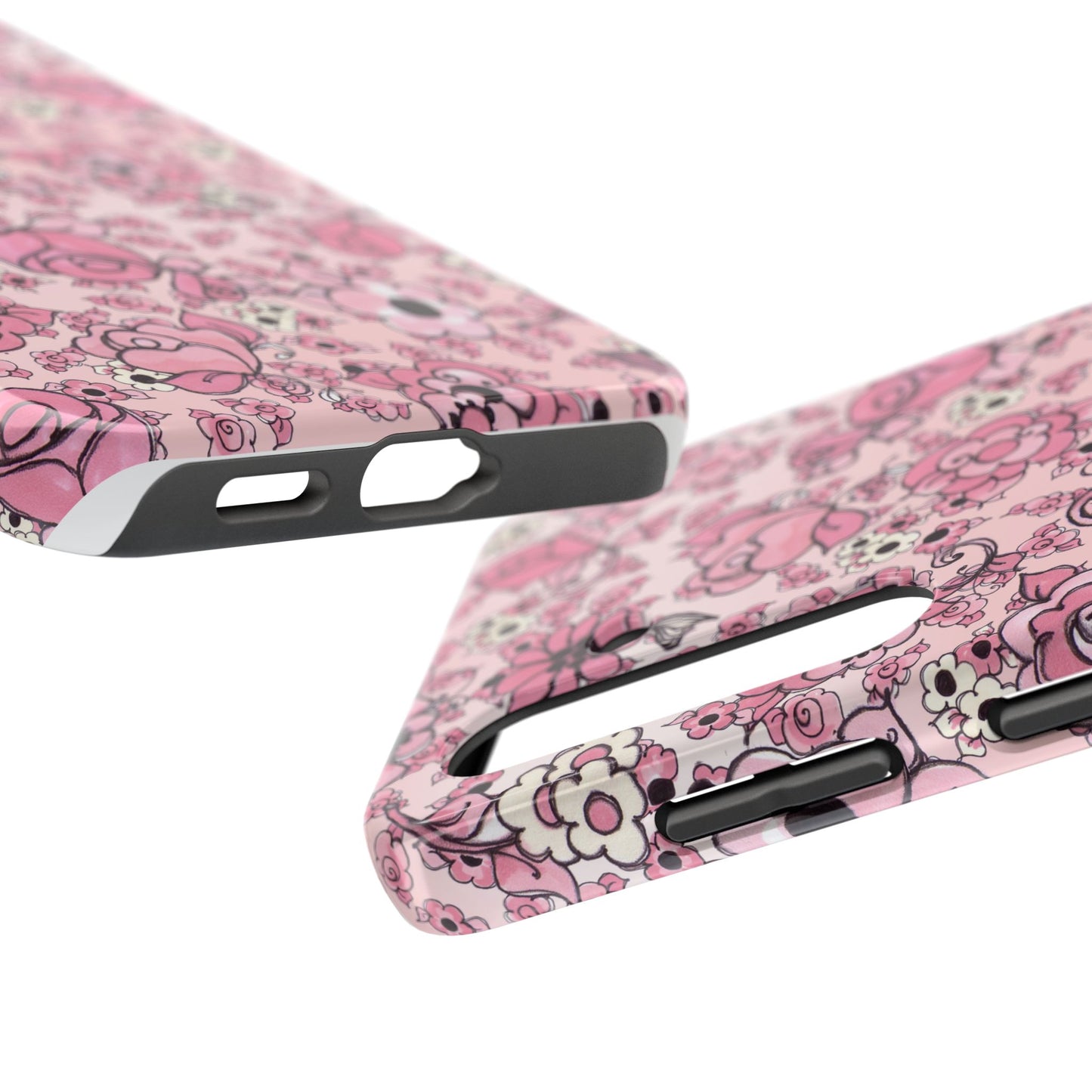 Profuse Posies Pink Phone Case
