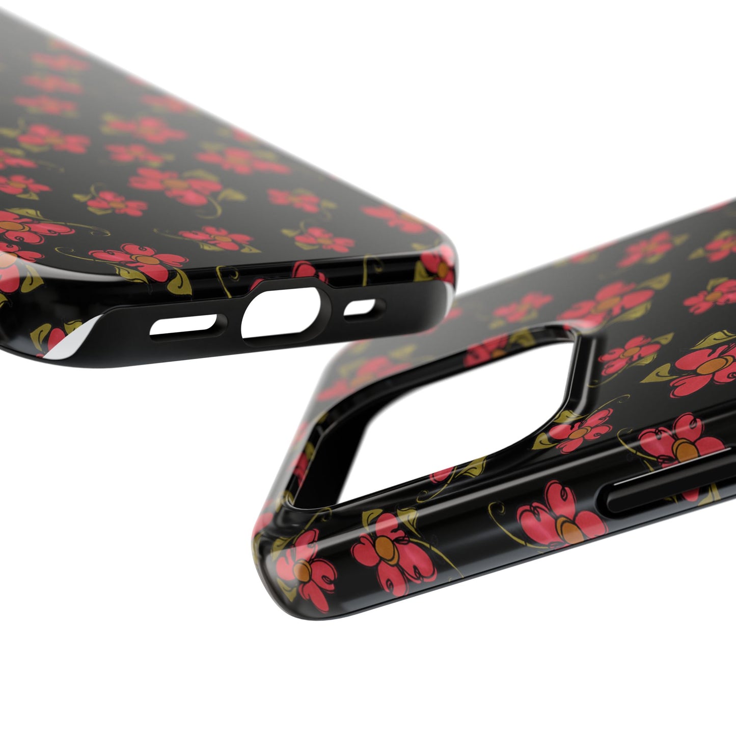 Daisy Caper Black Phone Case