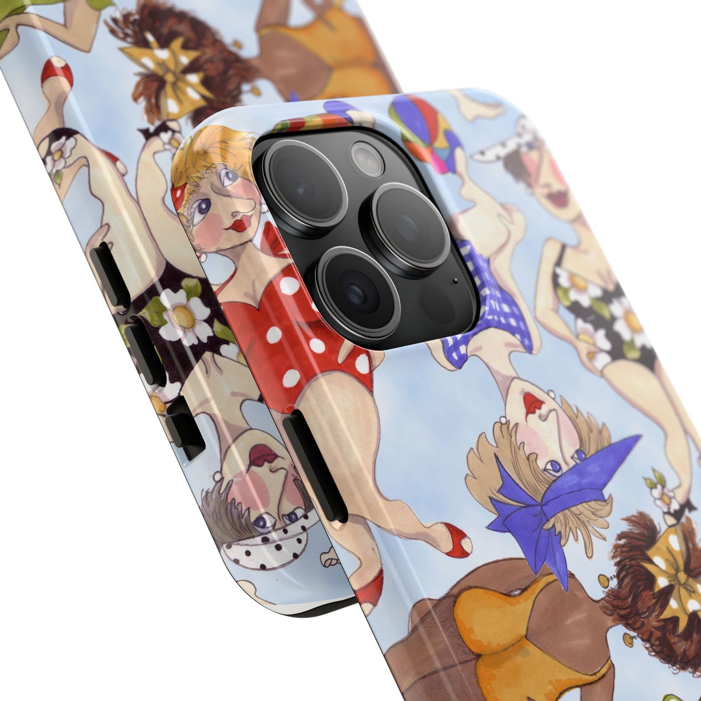 Bathing Beauties Blue Sky Phone Case