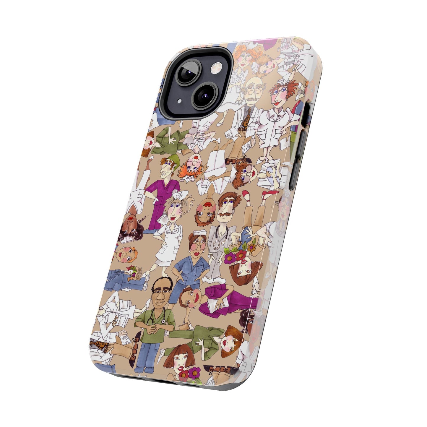Diverse Nurse Khaki Phone Case