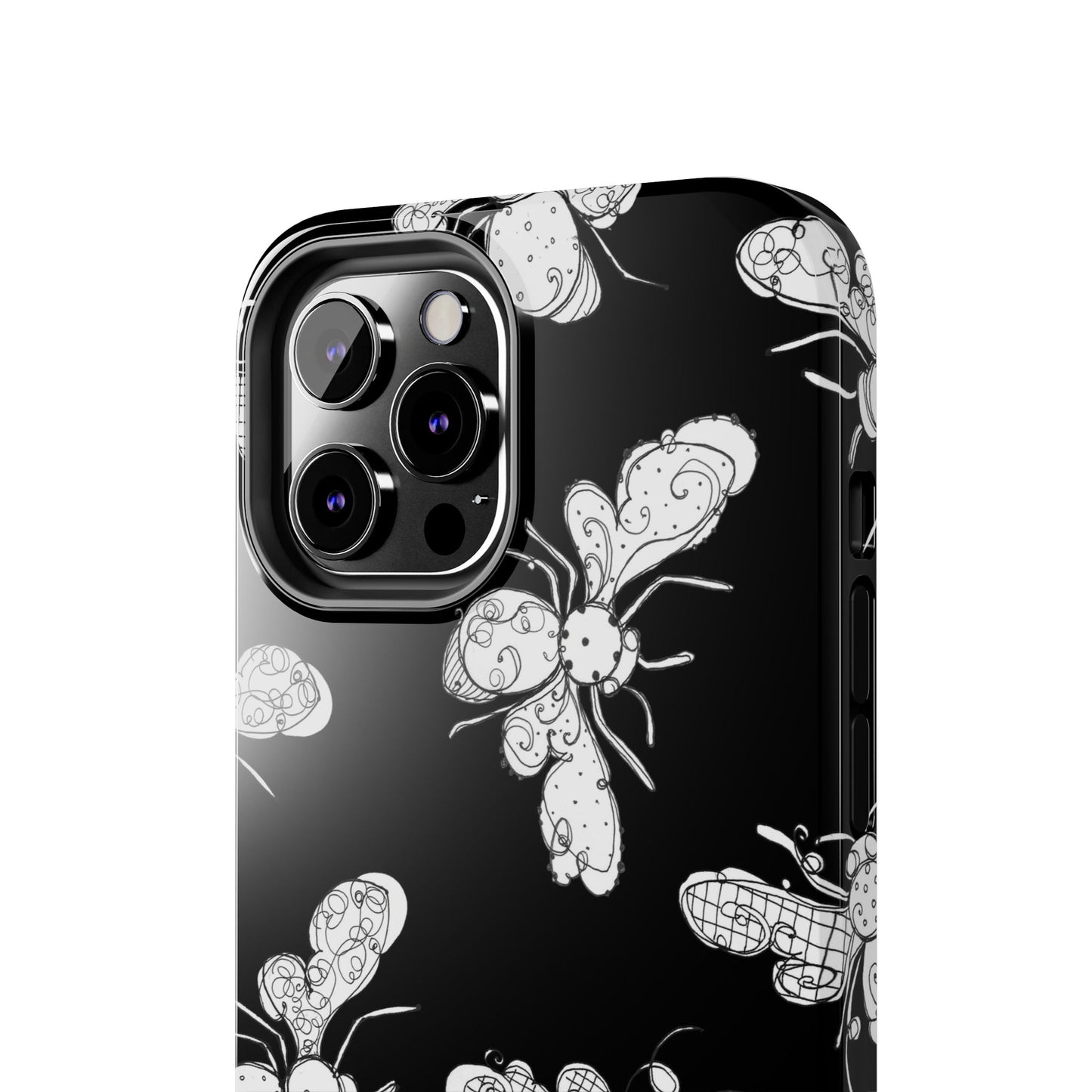 Busy Bee Black Phone Case