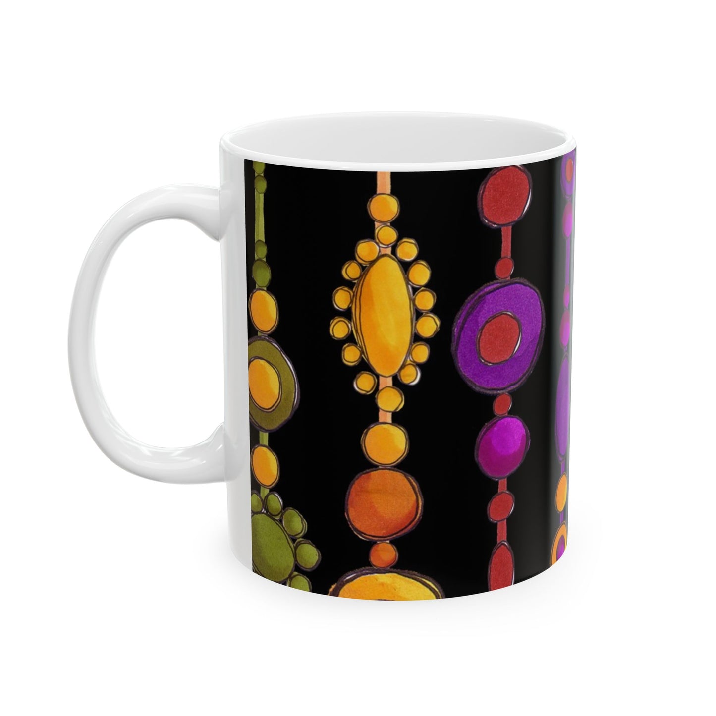 Spice Beaded Curtain Cup
