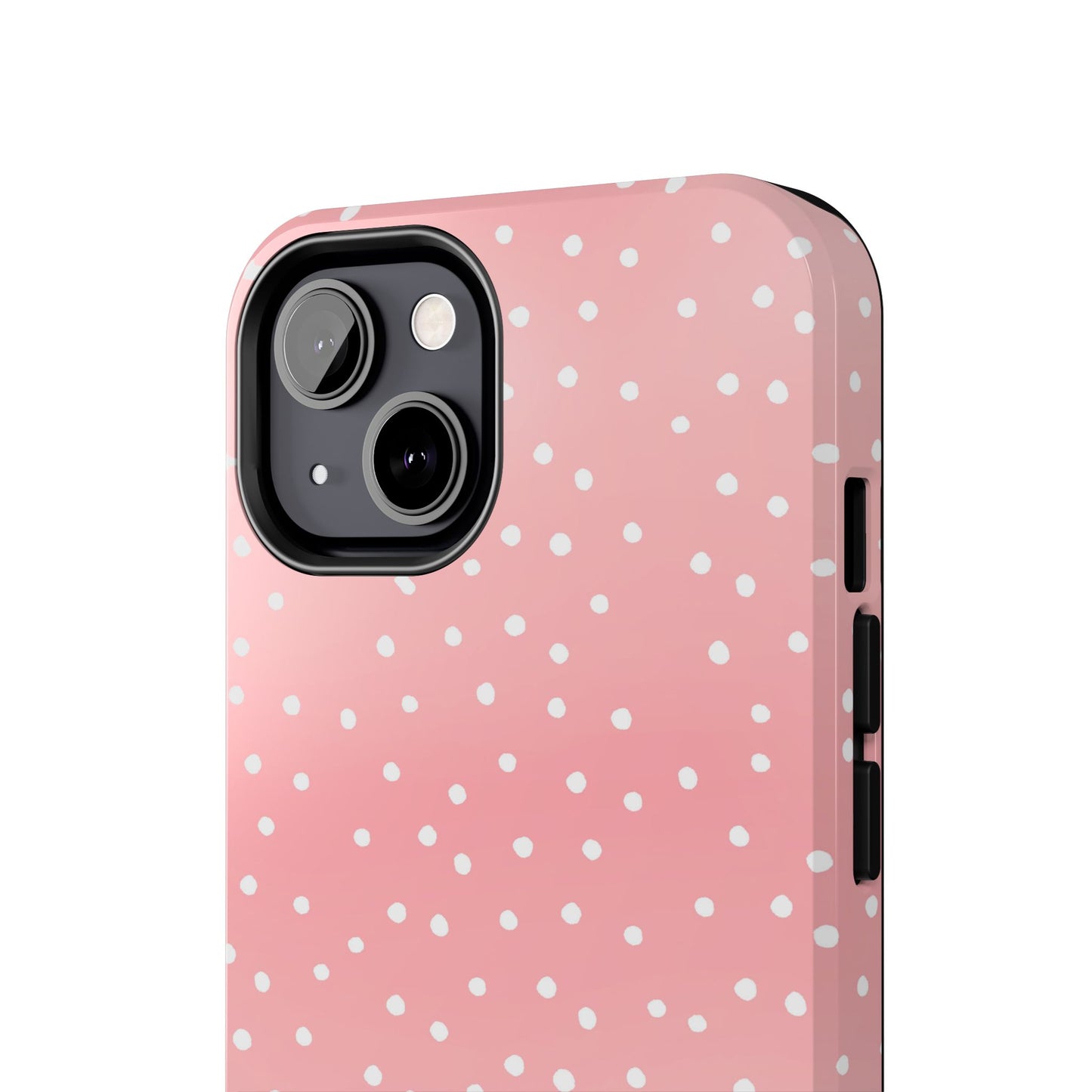 Dinky Dots Coral / White Phone Case