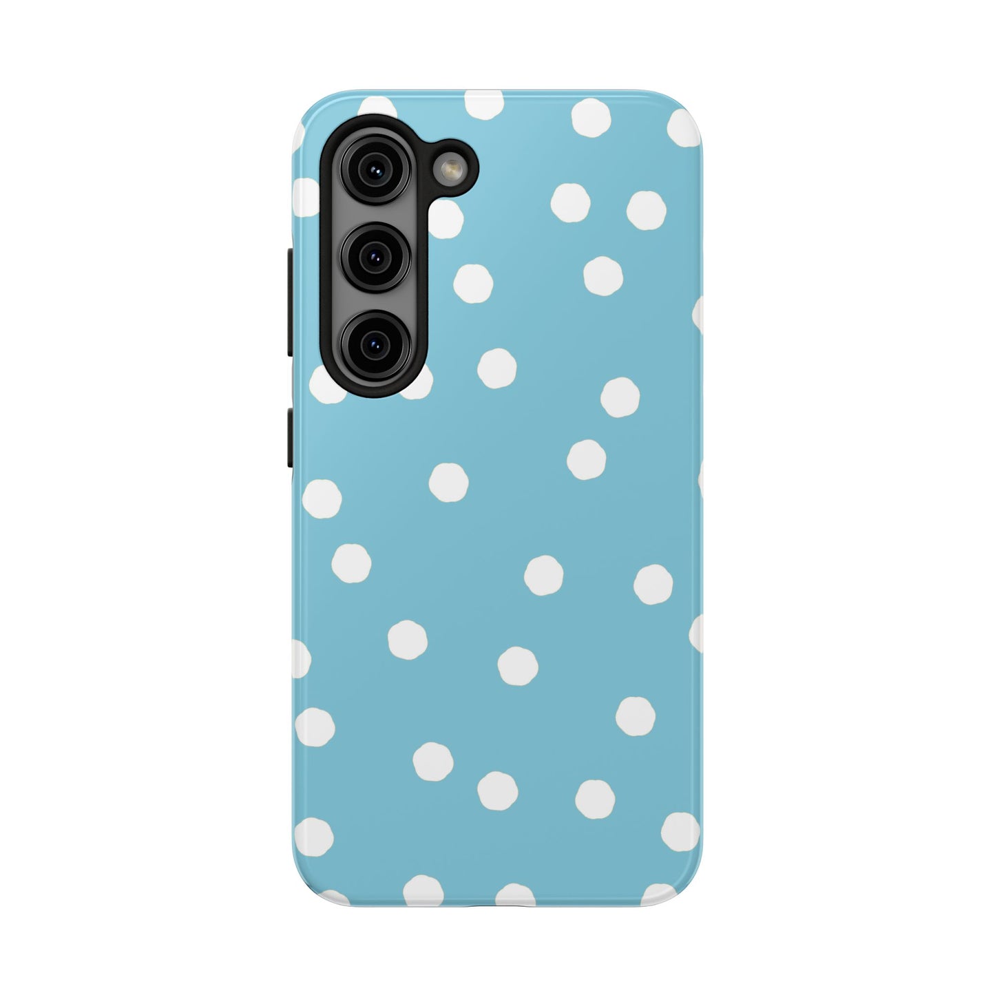 Jumbo Dots Turquoise / White Phone Case