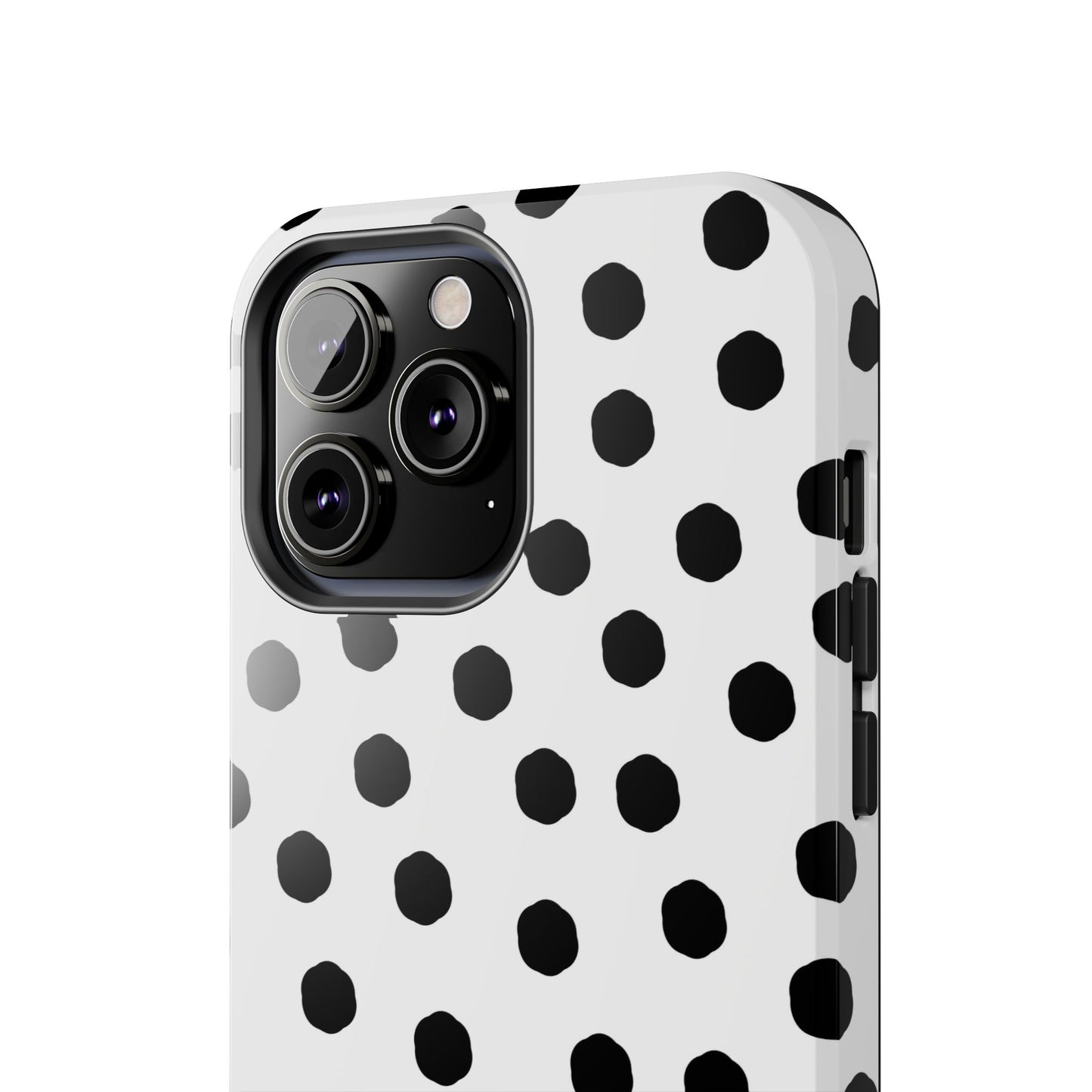 Jumbo Dots White / Black Phone Case