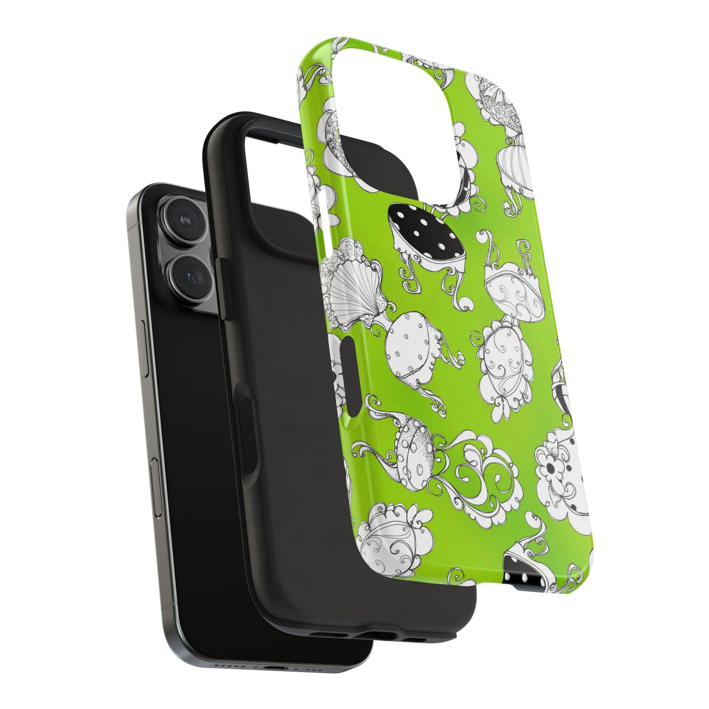 Bistro Chairs Lime Phone Case