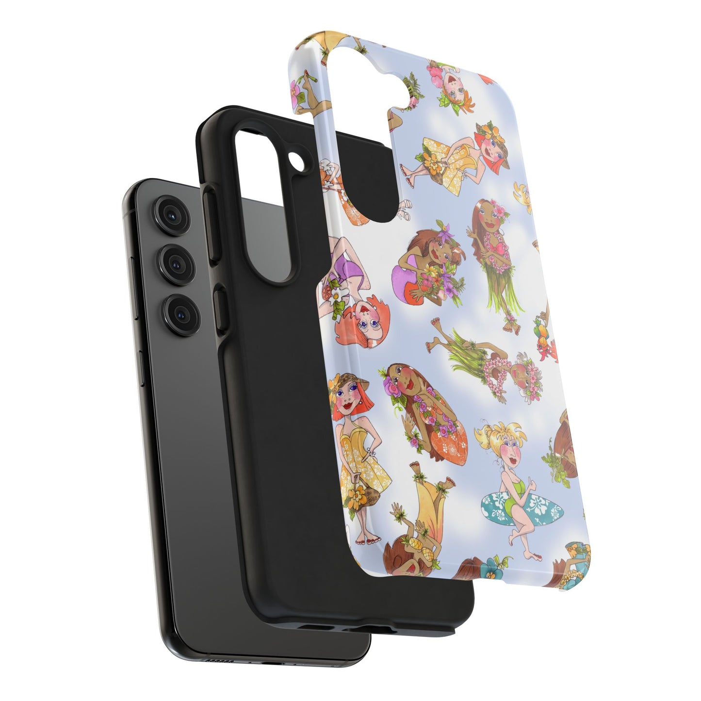 Island Toss Blue Sky Phone Case