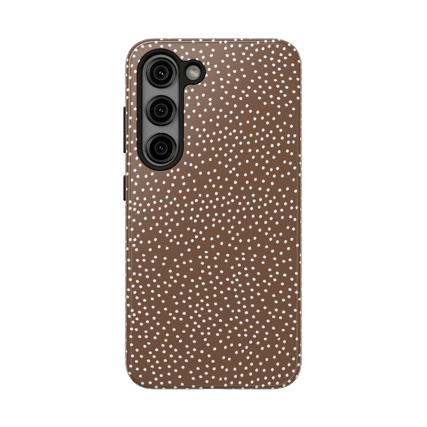 Dottible Chocolate / White Phone Case