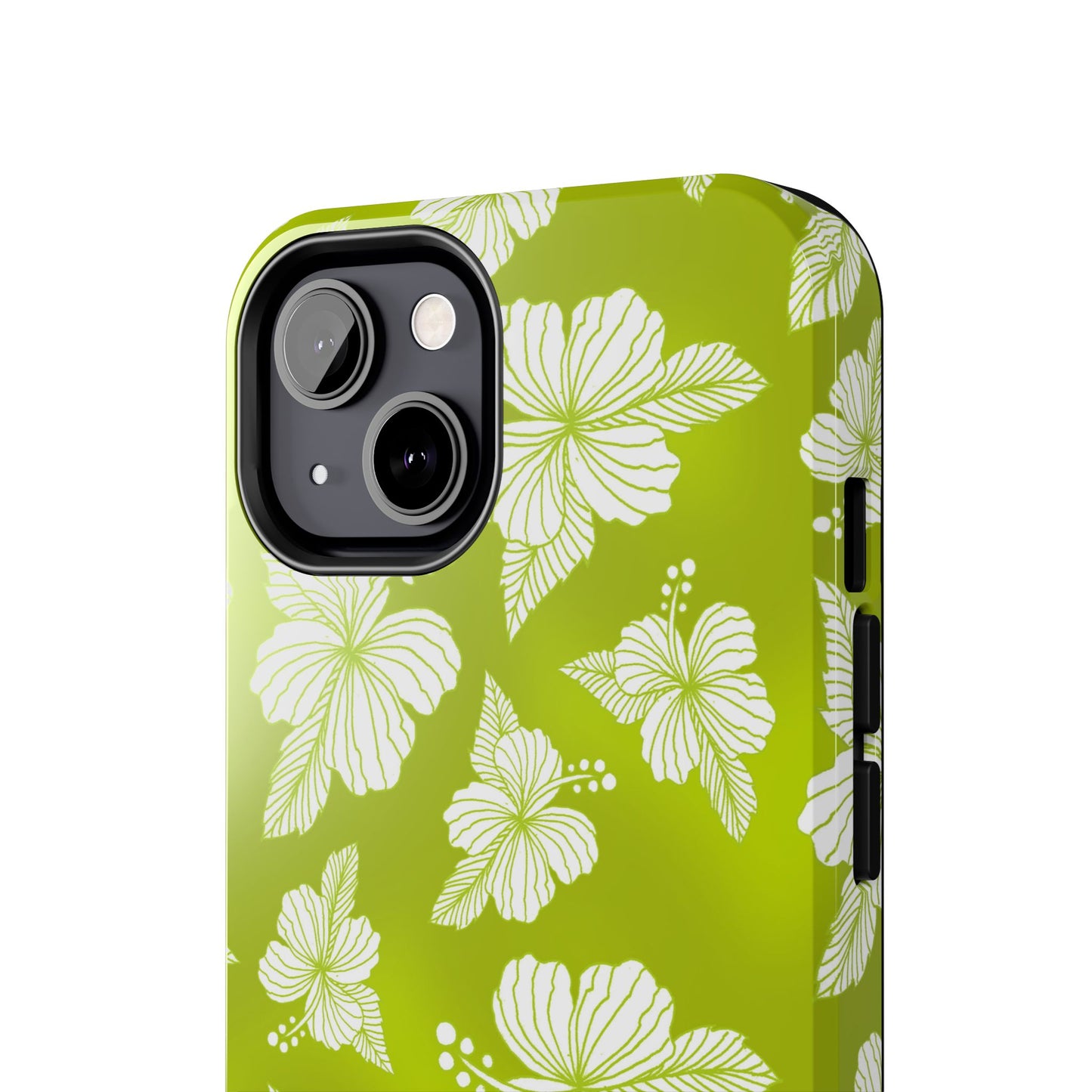Hibiscus Green Phone Case
