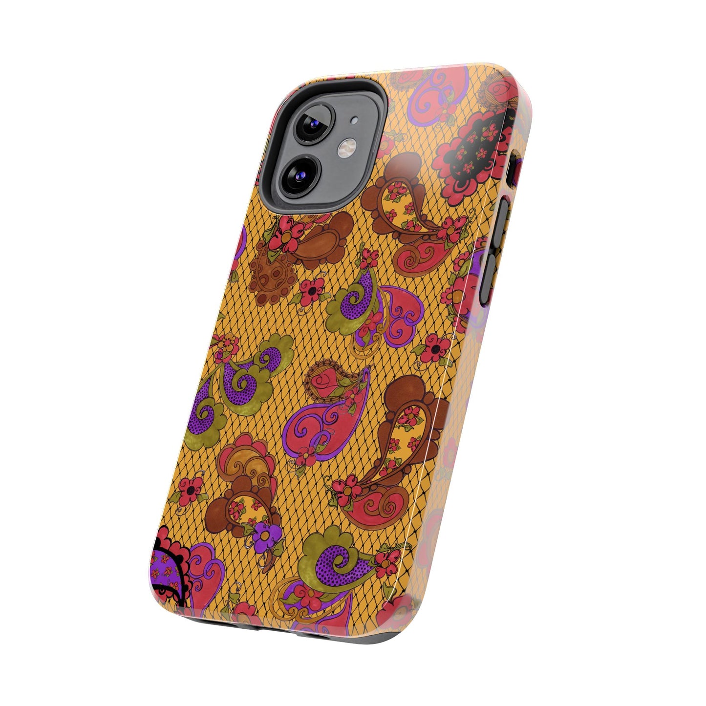 Posie Paisley Gold Phone Case