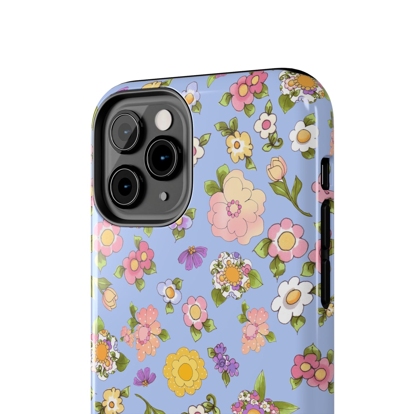 Flowery Blue Phone Case