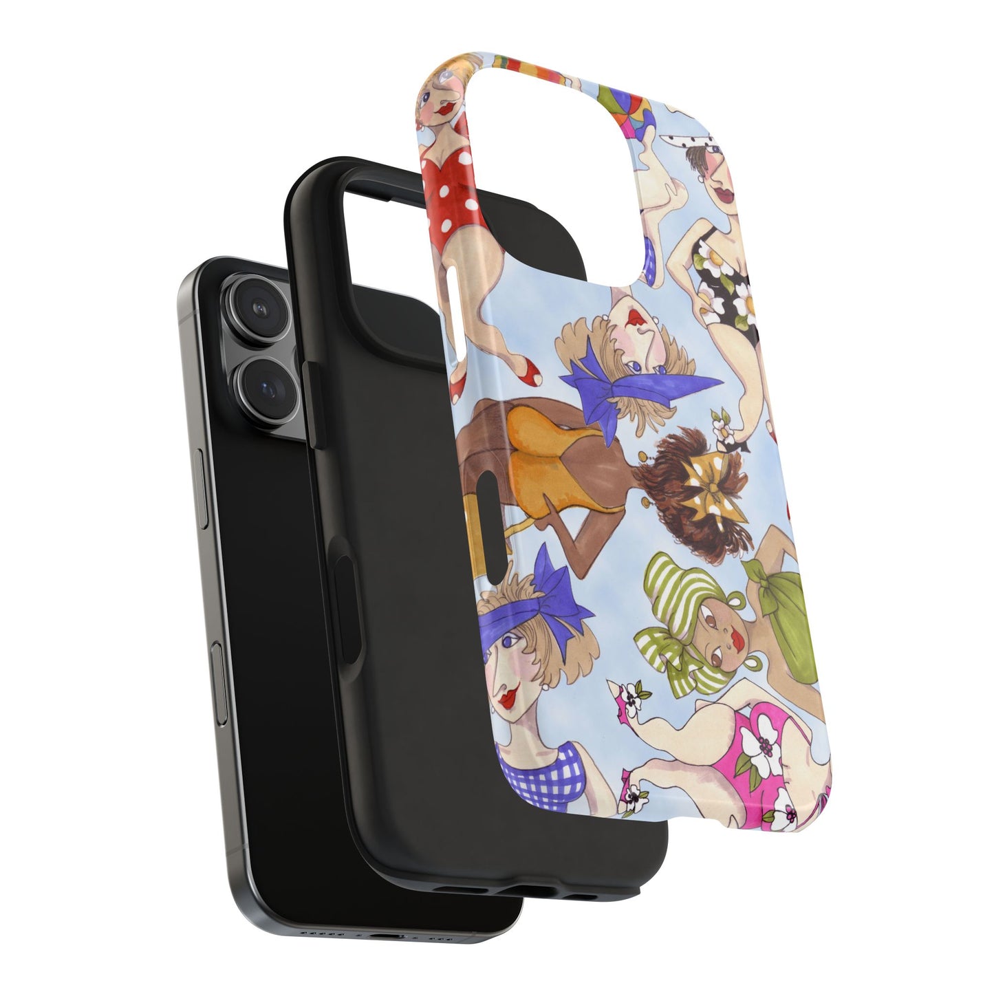 Bathing Beauties Blue Sky Phone Case