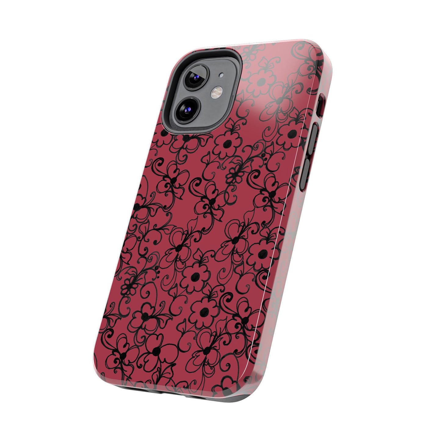 Daisy Jungle Red Phone Case