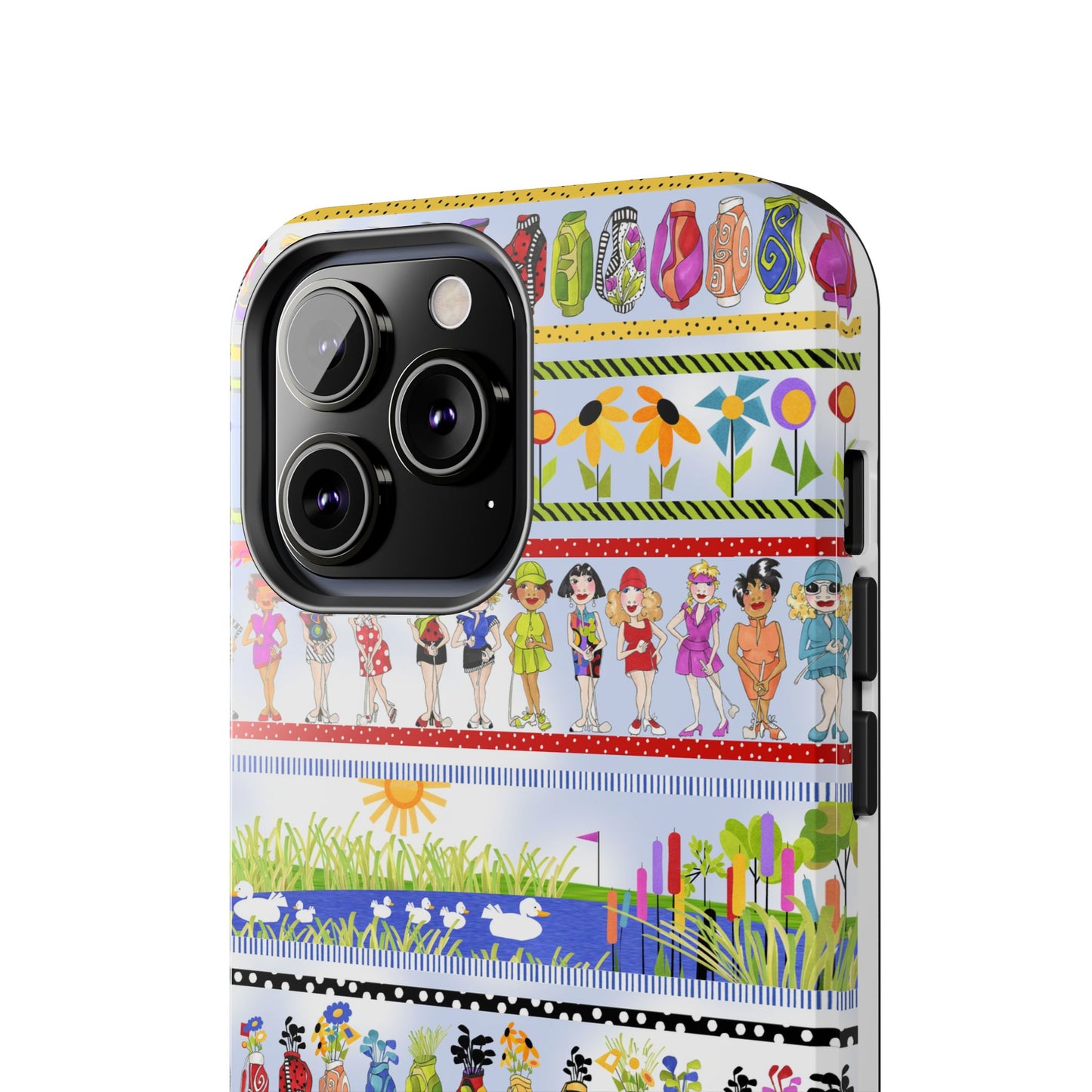 Golf Borders Blue Sky Phone Case