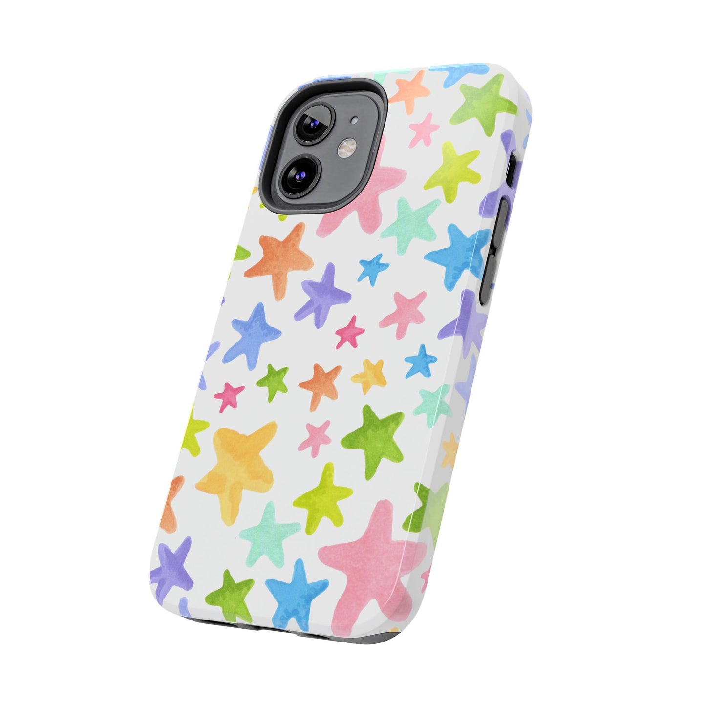 Happy Stars White Phone Case