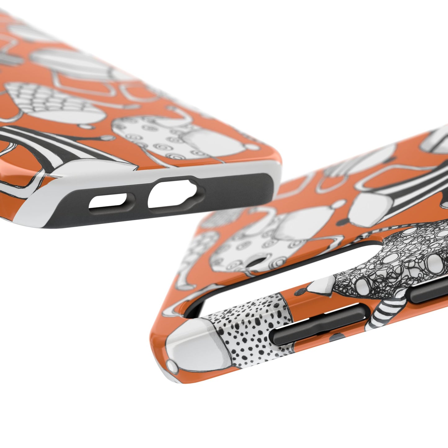 Coffee, Tea Anyone? Orange Phone Case