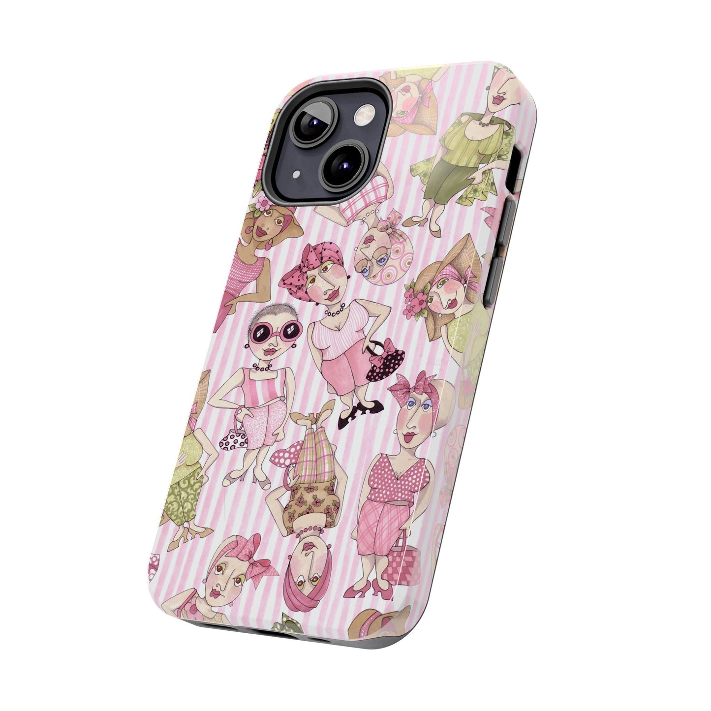 Tossed Ladies Pink Phone Case