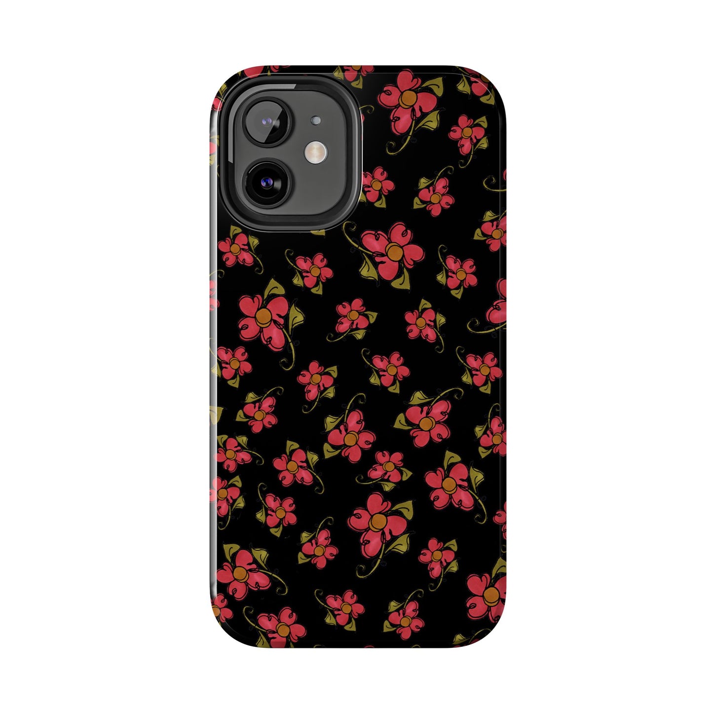 Daisy Caper Black Phone Case
