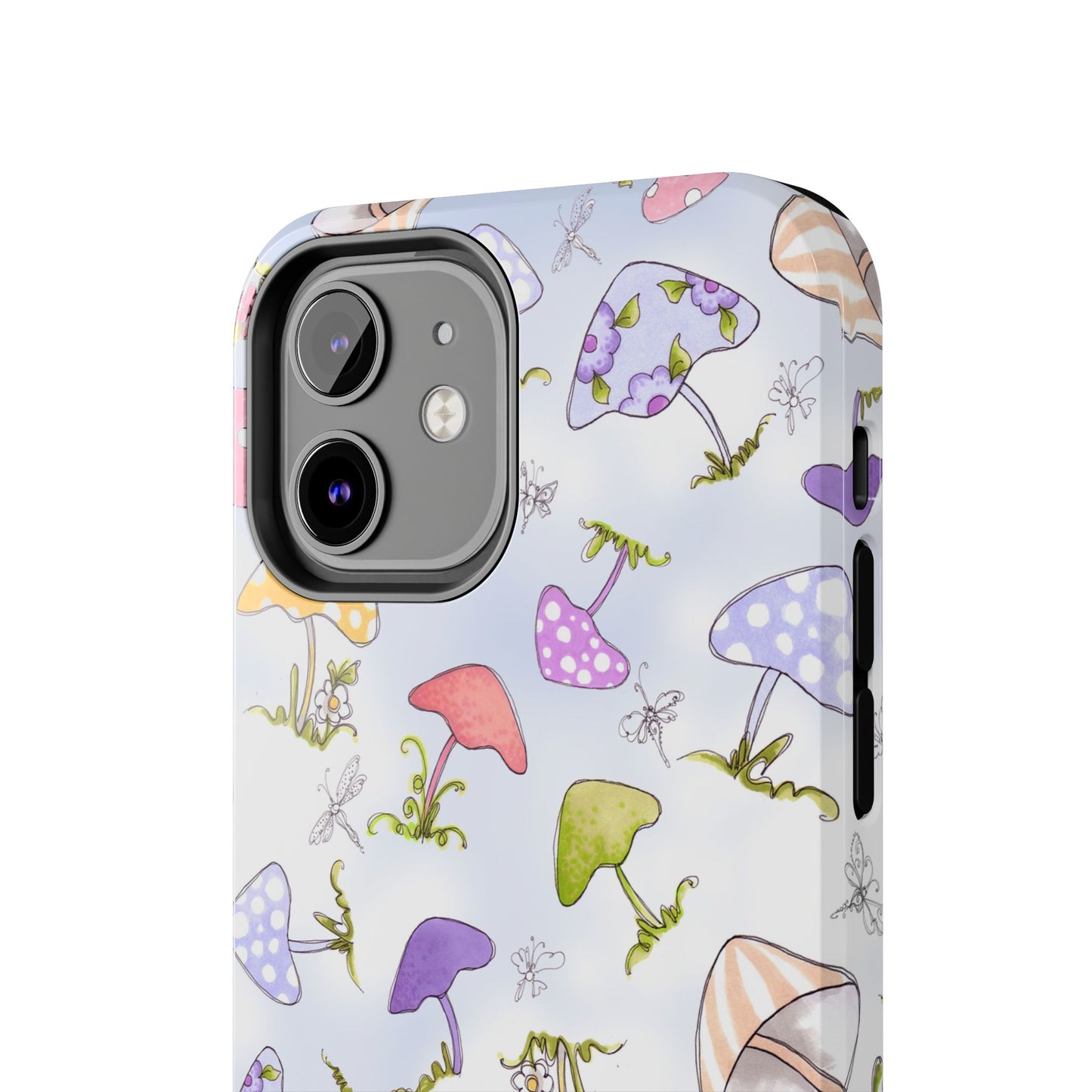 Mushroom Toss Blue Phone Case