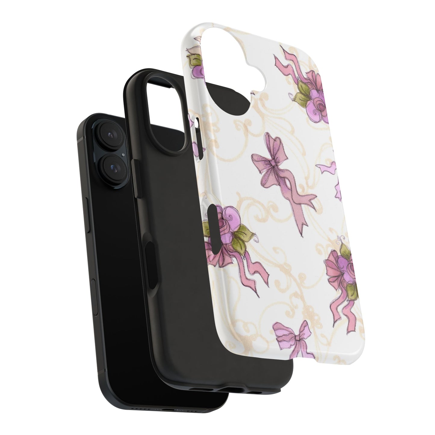 Flower Model Bow Flowers Phone Case