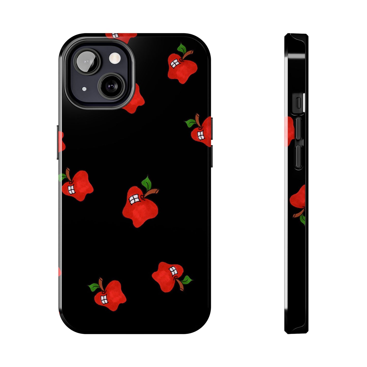 Flying Apples Black Phone Case