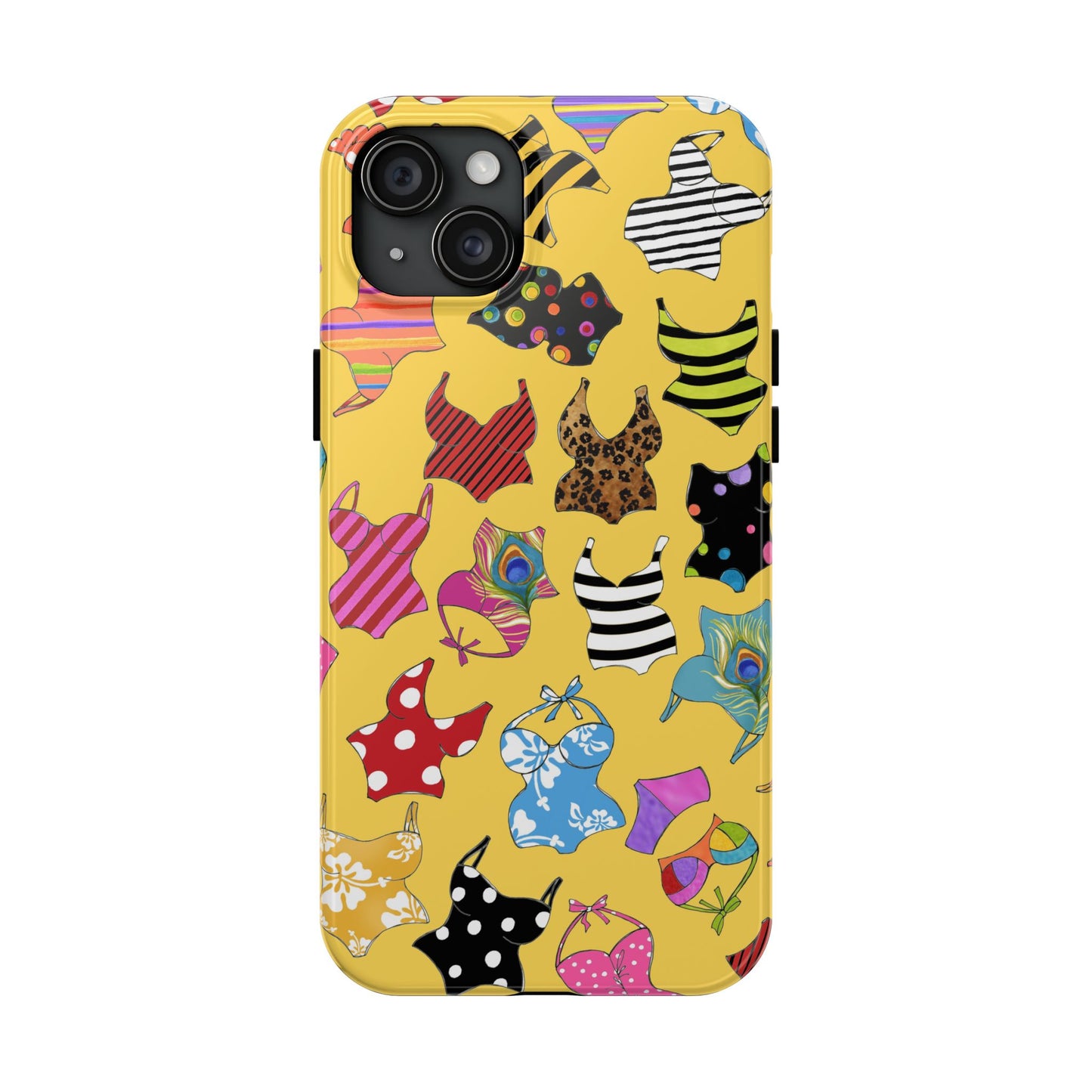 Assorted Suits Yellow Phone Case