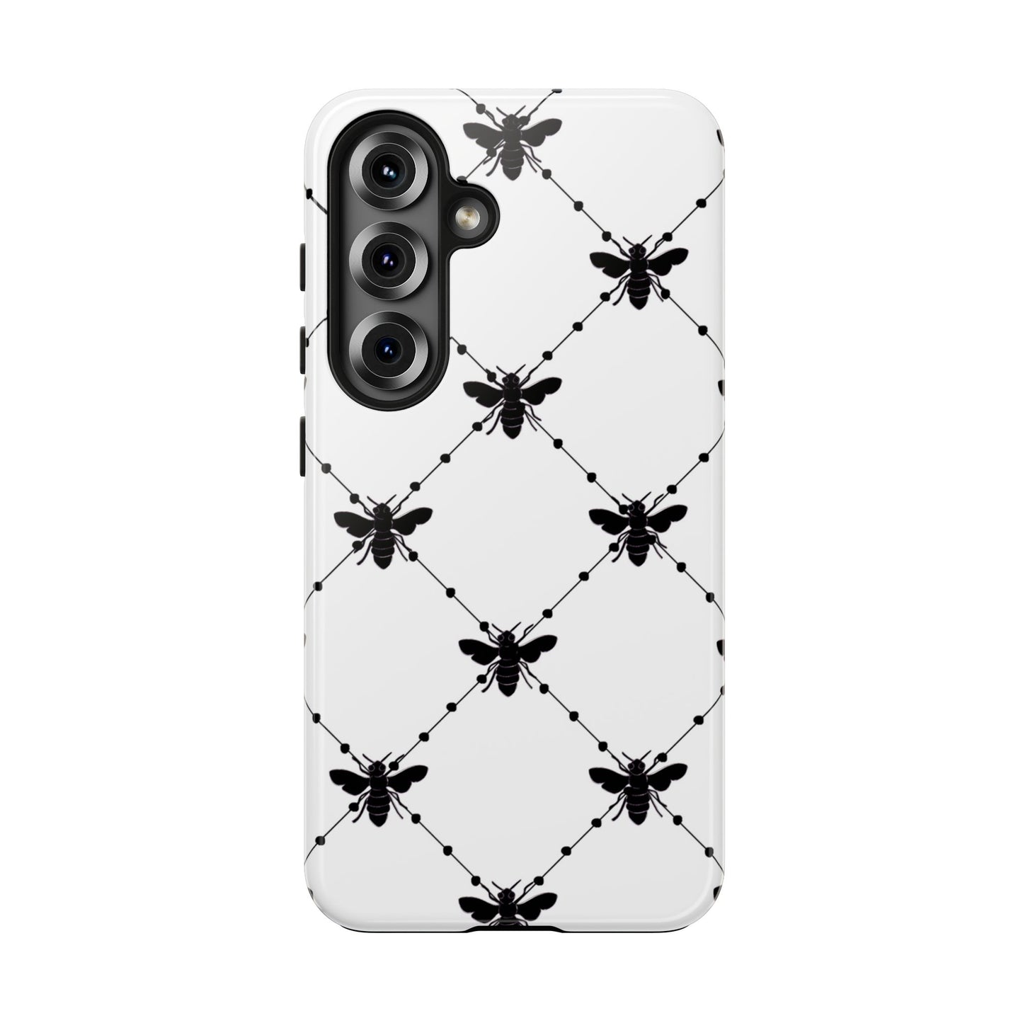 Beaded Bees White Phone Case