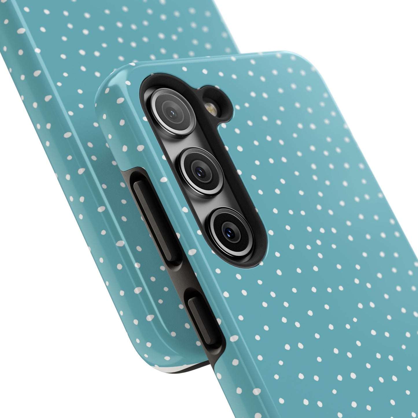 Dinky Dots Turquoise / White Phone Case