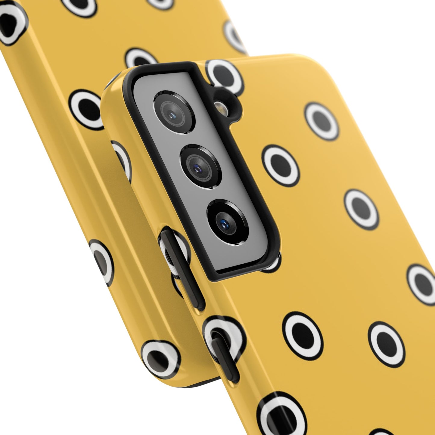 CD Dots Yellow / Black Phone Case