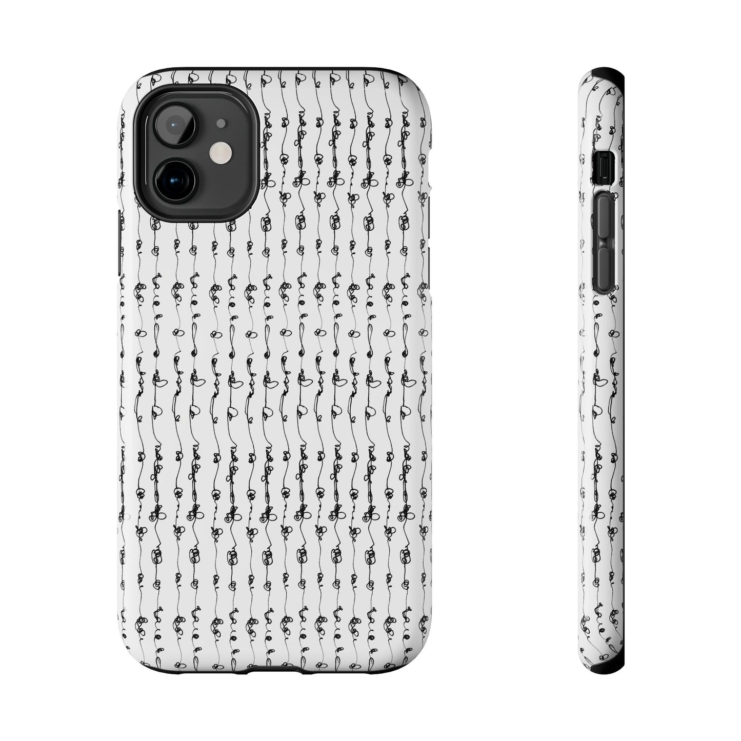 Scribble Stripe Phone Case