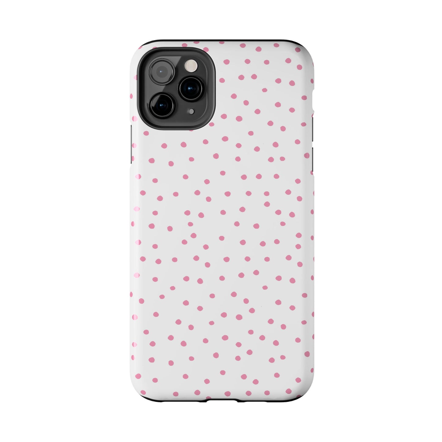 Dinky Dots White / Pink Phone Case