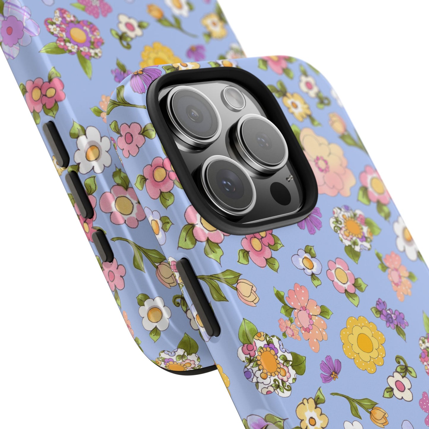 Flowery Blue Phone Case