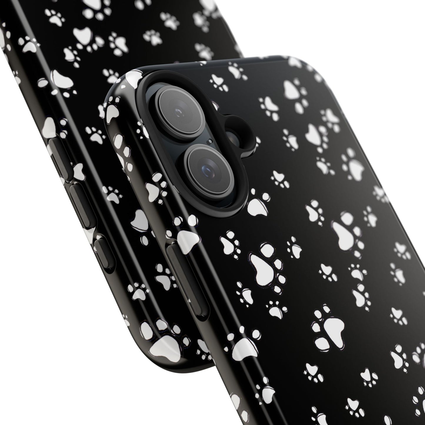 Paw Flakes Black Phone Case