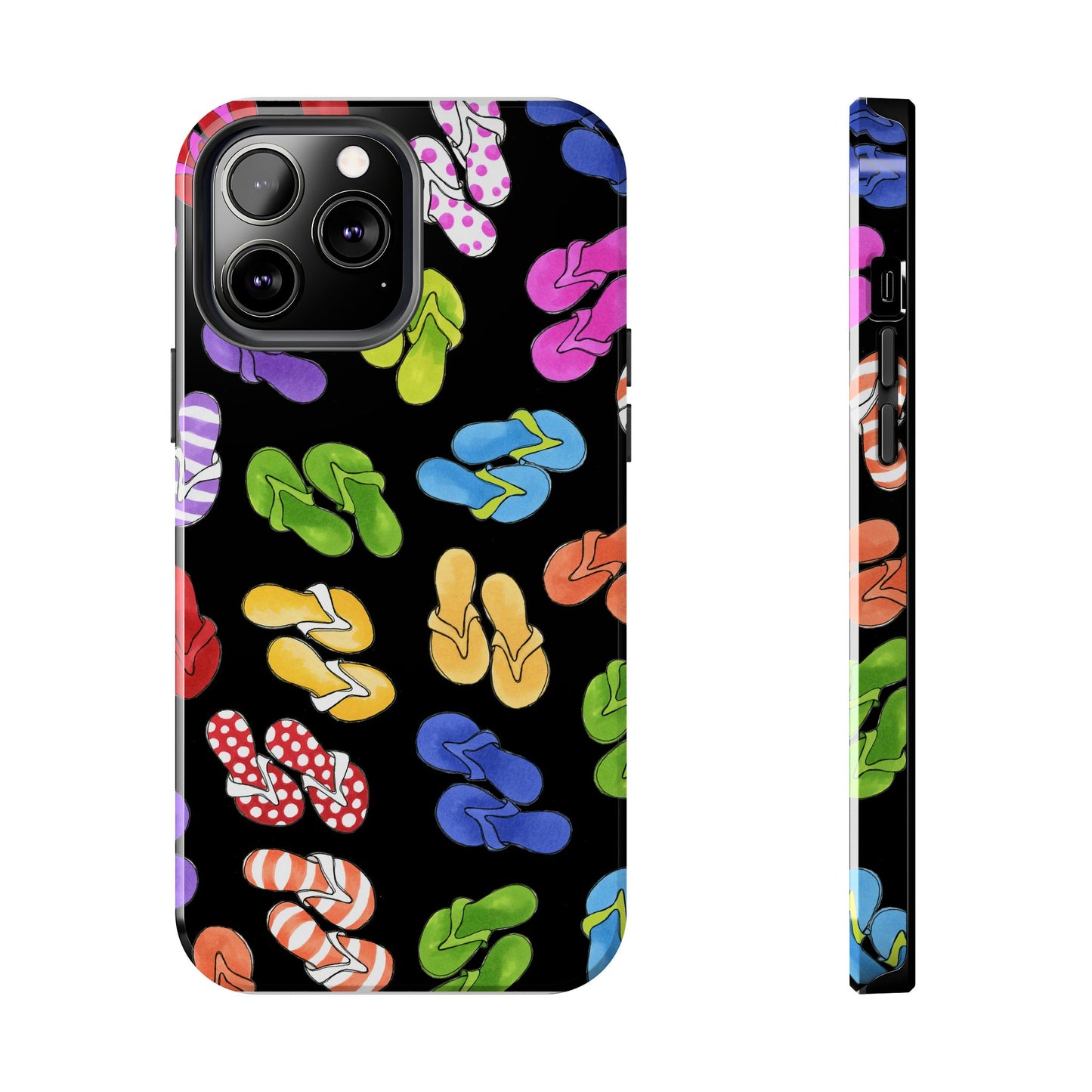 Fun Flops Black Phone Case