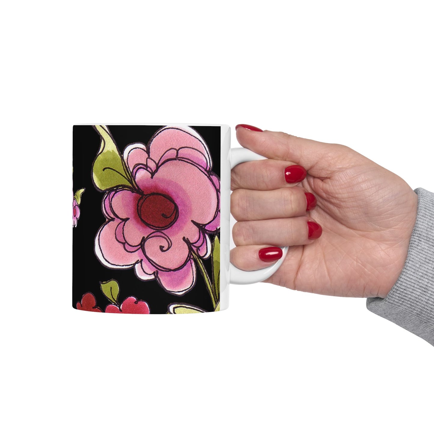 Jumbo Floral Cup