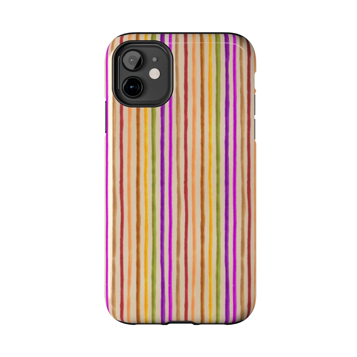 Spice Stripe Muslin Phone Case