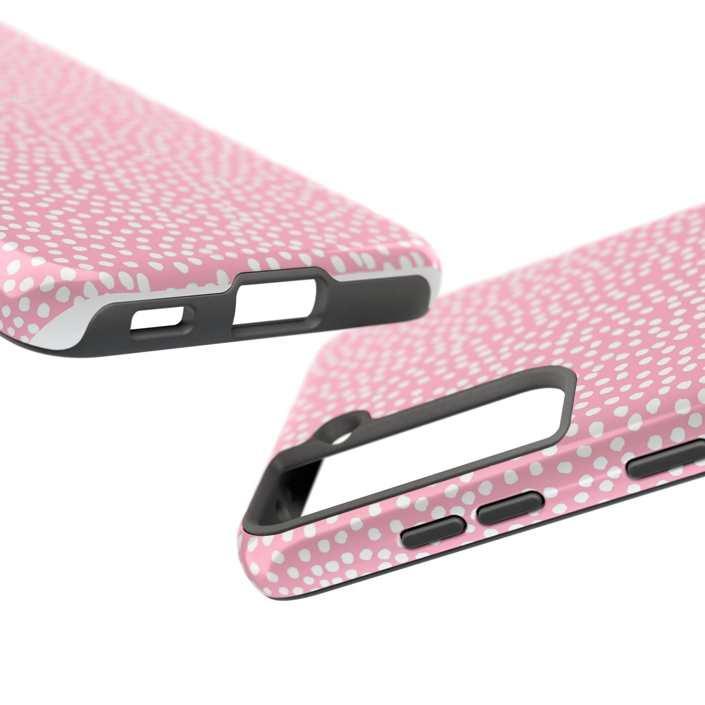 Bitty Dots Pink / White Phone Case
