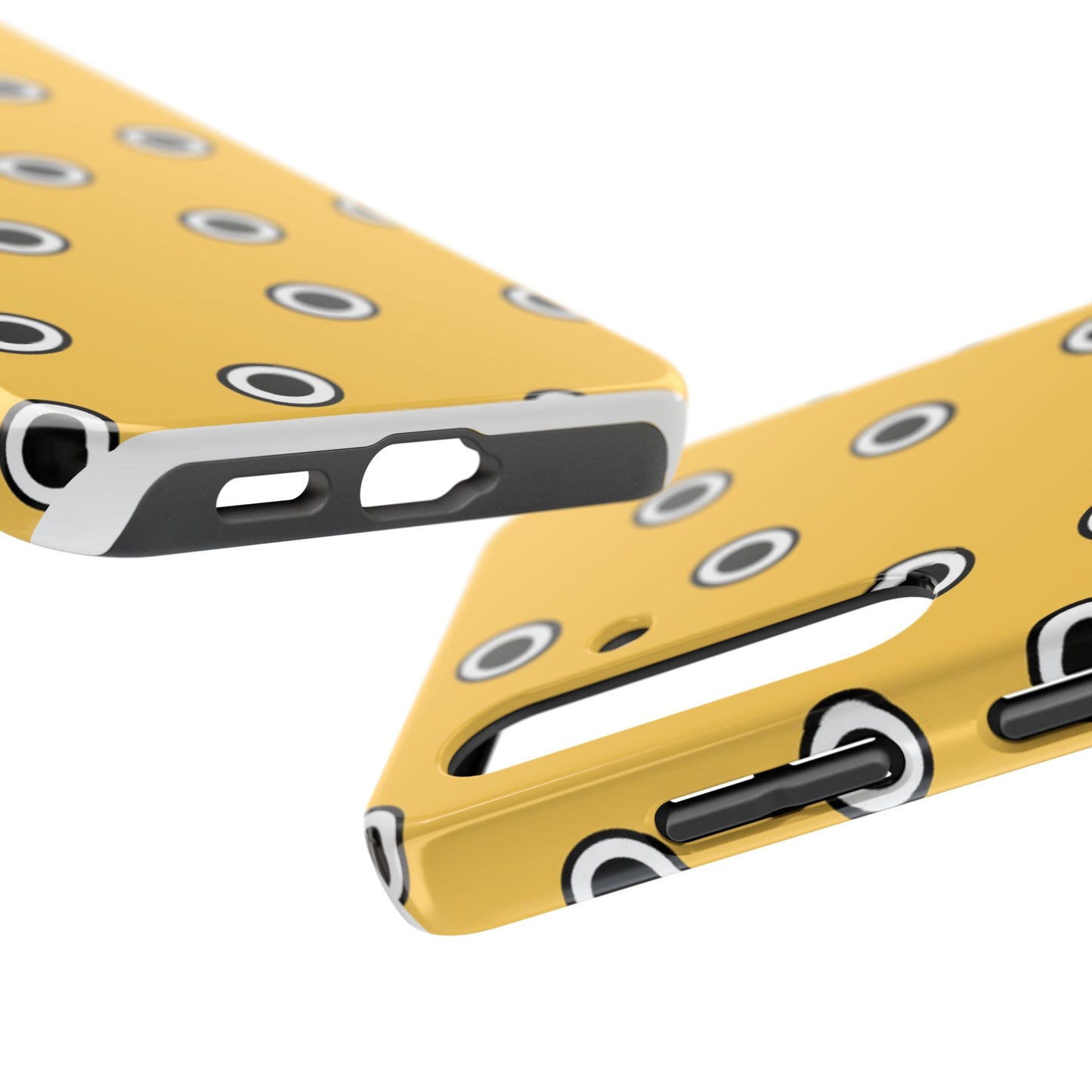 CD Dots Yellow / Black Phone Case