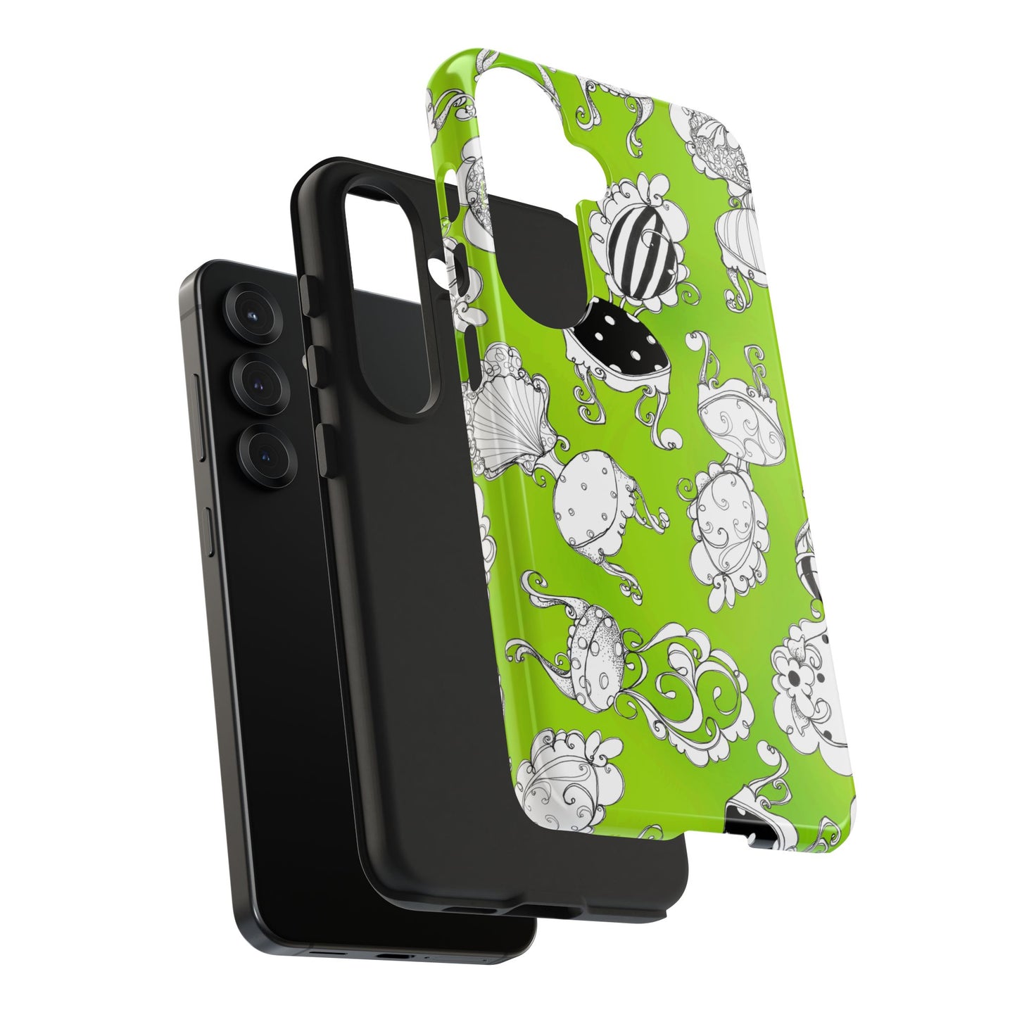 Bistro Chairs Lime Phone Case