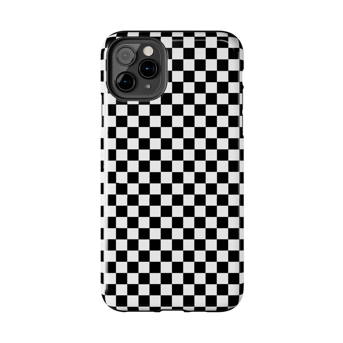 Checkerboard Black / White Phone Case