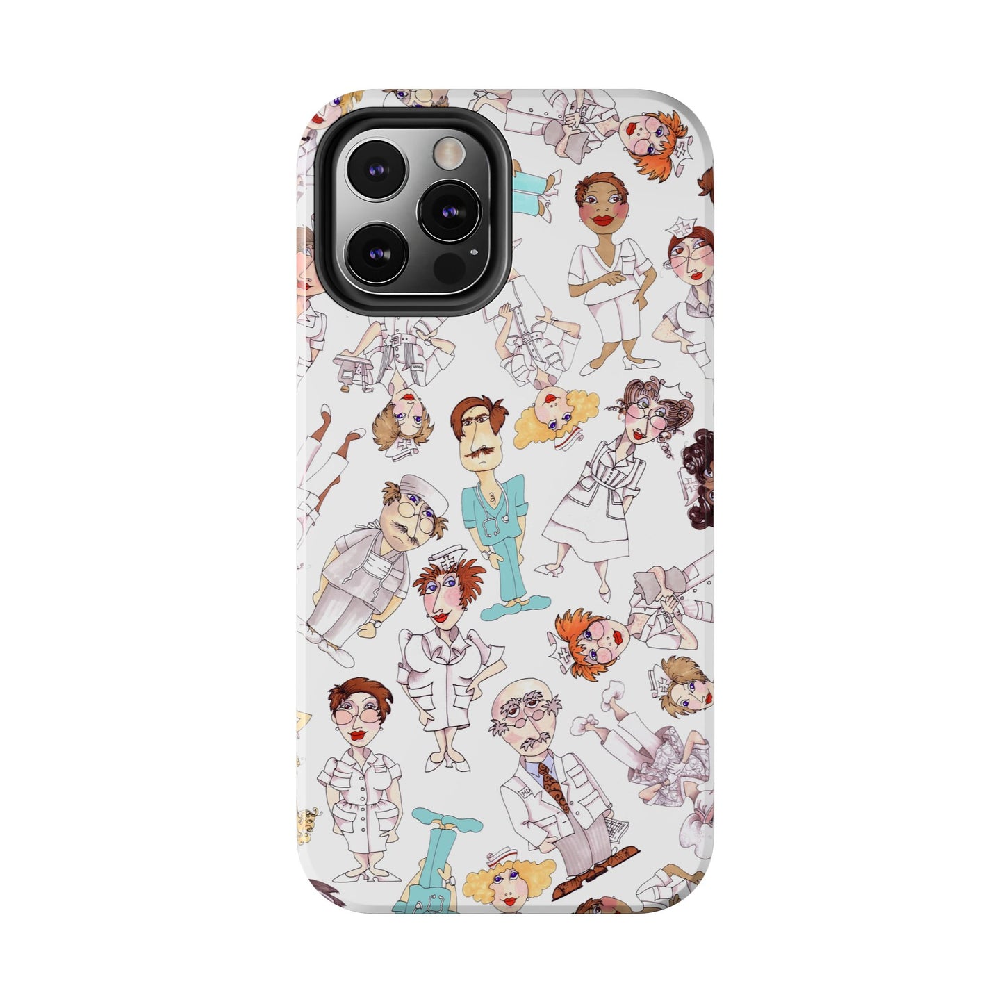 Happy Staff White Phone Case