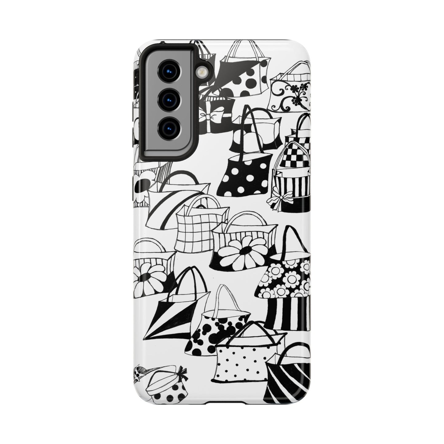 Totes White / Black Phone Case