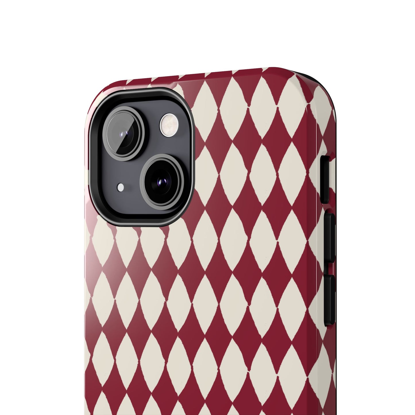 Diamond Ivory / Red Phone Case