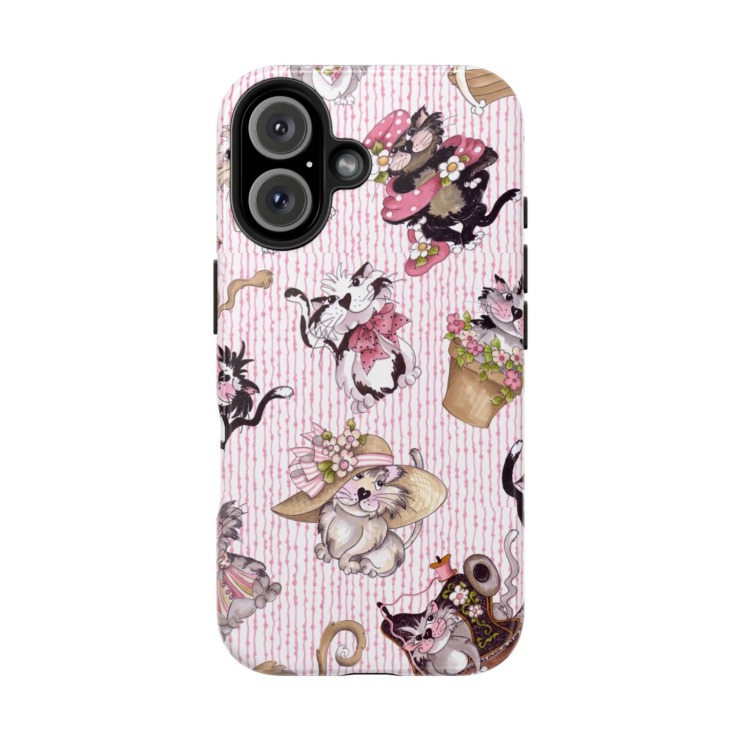 Fancy Cats Pink Phone Case