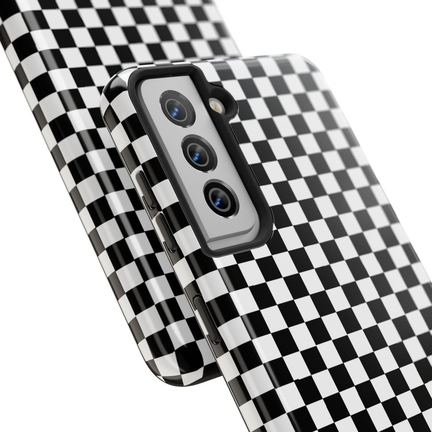 Checkerboard Black / White Phone Case