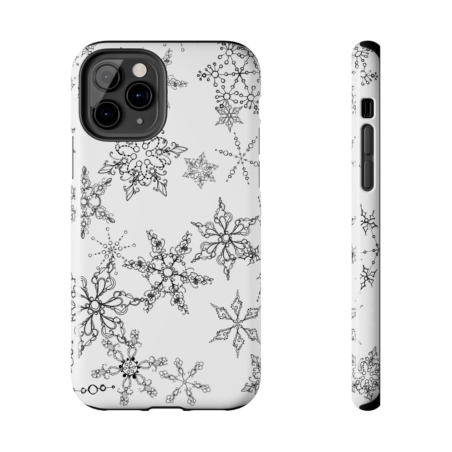 Random Flakes White Phone Case