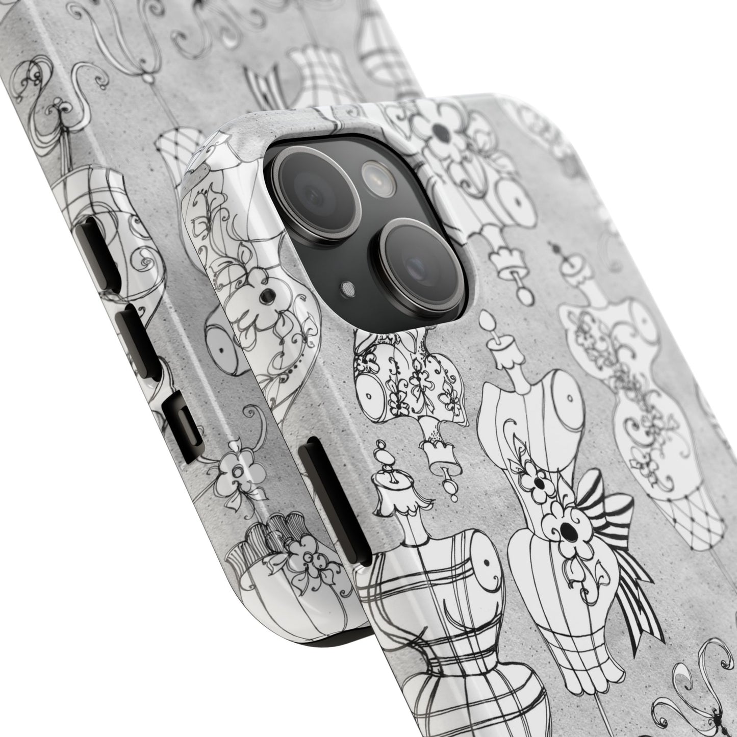 Mannequineque Silver Phone Case