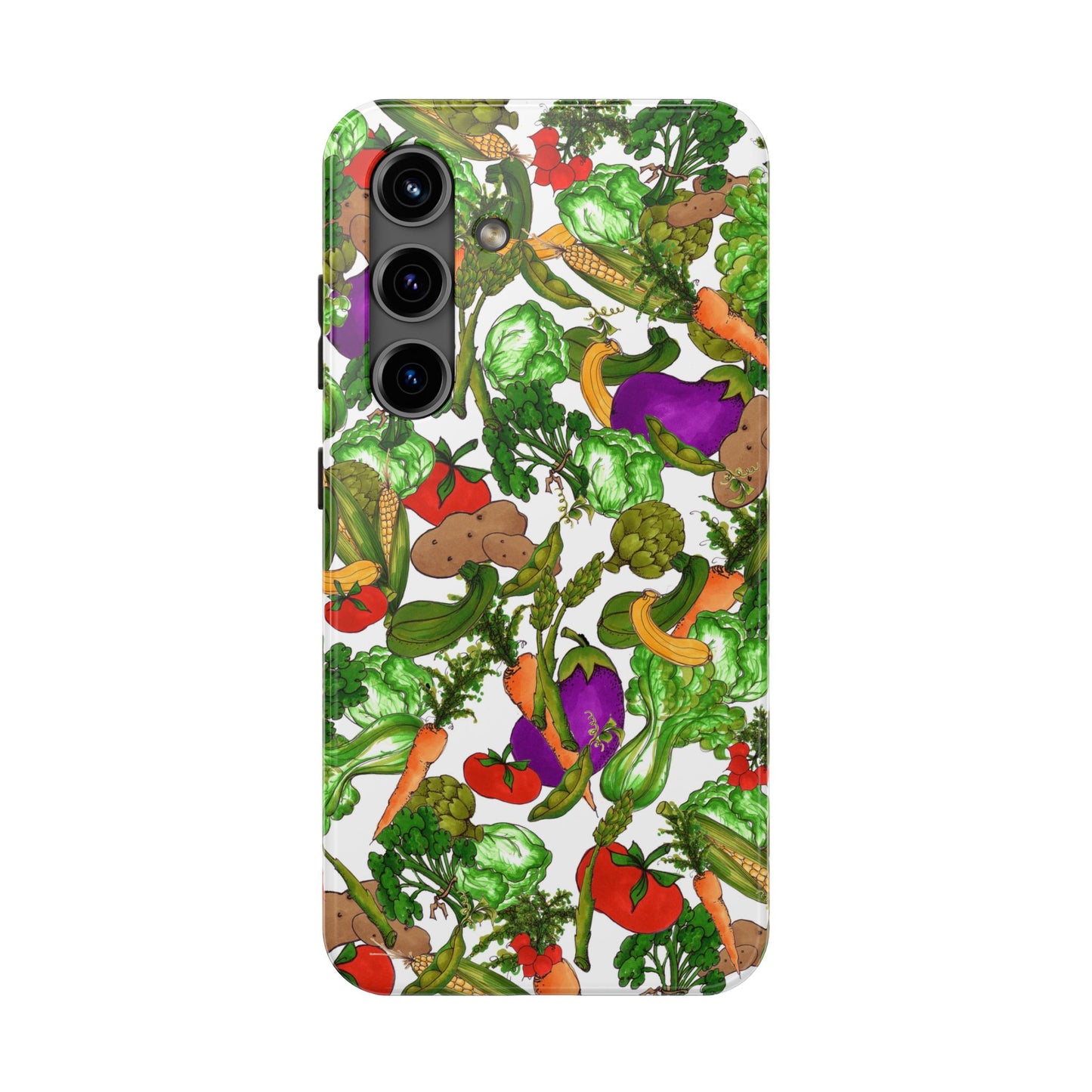 Veggie Jungle White Phone Case